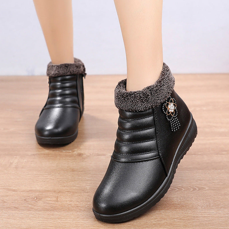 Botas Ortopédicas Cuero Suave Aurora Boreal Serenidad, Comodidad Elegante Todo el Día