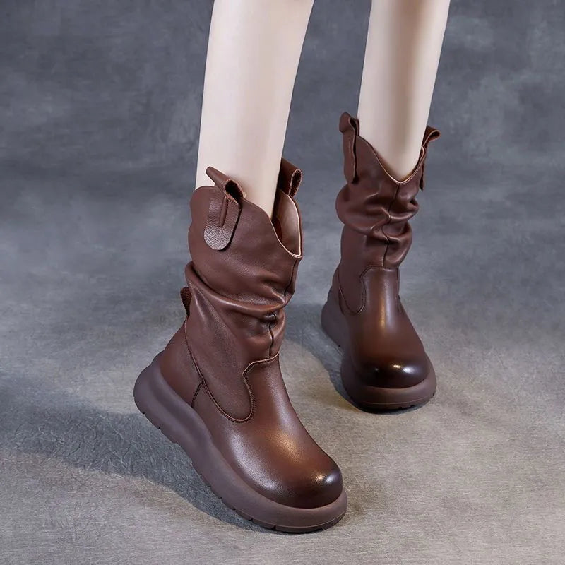 Botas Casual Cuero Suave Aura Camino Libertad, Máxima Comodidad y Estilo Todo el Día