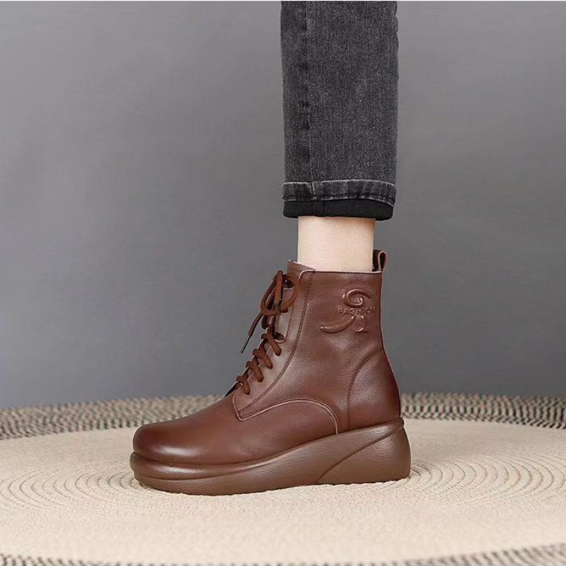 Botas Ortopédicas Cuero Impermeable Nube Camino Serenidad, Comodidad Superior y Protección Todo Clima