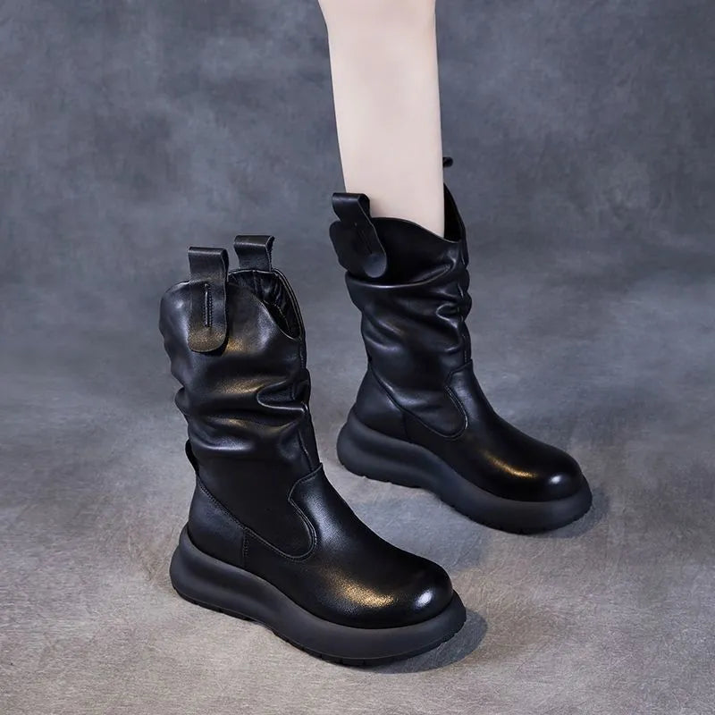 Botas Casual Cuero Suave Aura Camino Libertad, Máxima Comodidad y Estilo Todo el Día