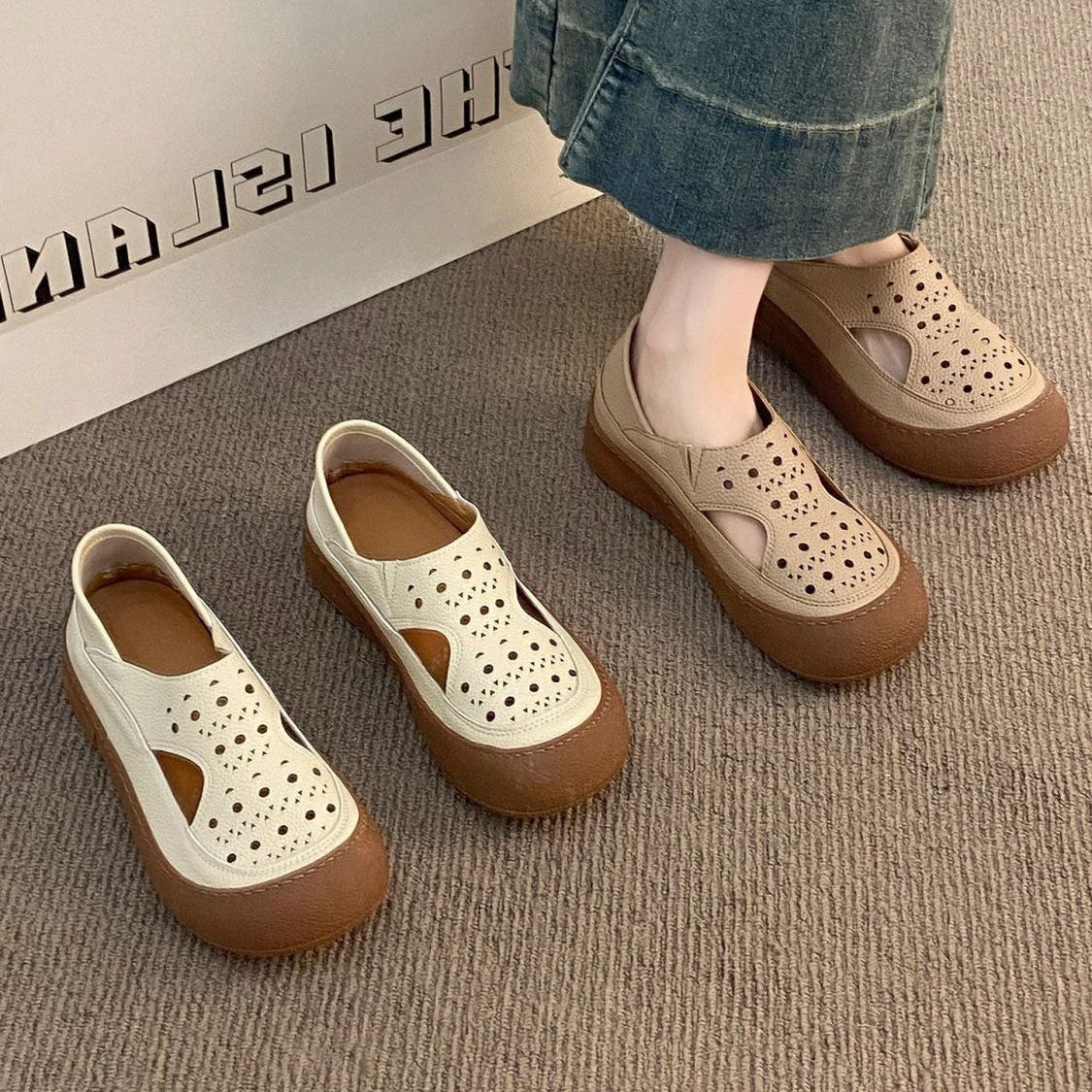 Sandalias Ortopédicas Punta Redonda Aura Caminante Serenidad, Comodidad Sin Dolor Todo el Día