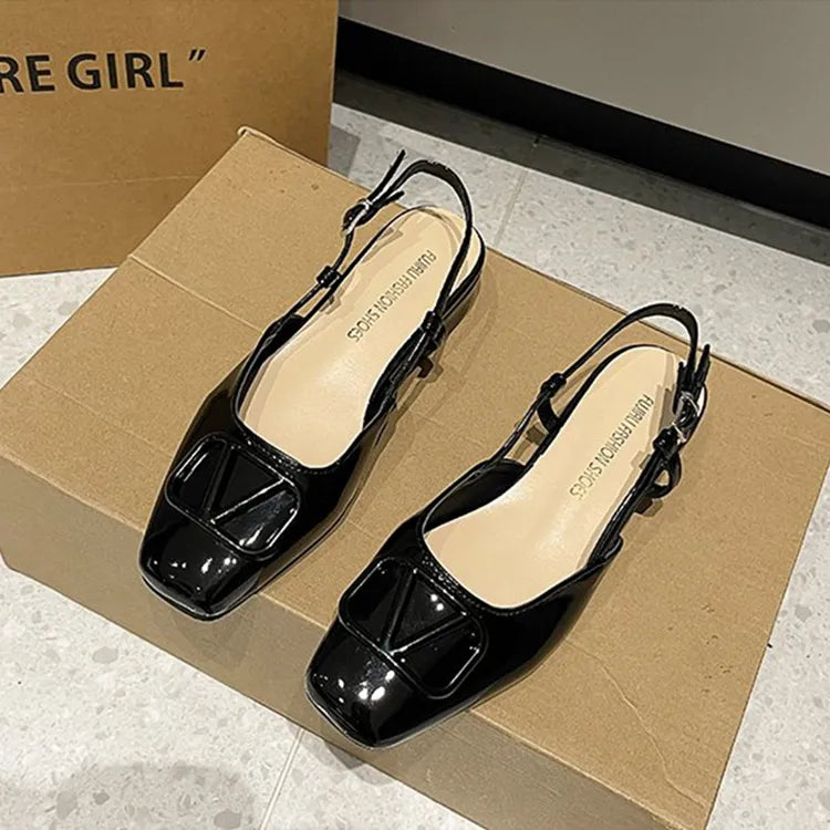 Sandalias de Tacón Cuero Suave Esencia Serenidad Apolo, Confort Elegante Todo el Día