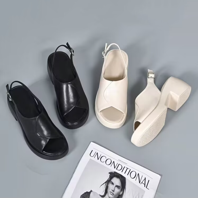 Sandalias de Cuña Espuma Viscoelástica Travesía Serenidad Urban, Comodidad Sin Dolor Todo el Día