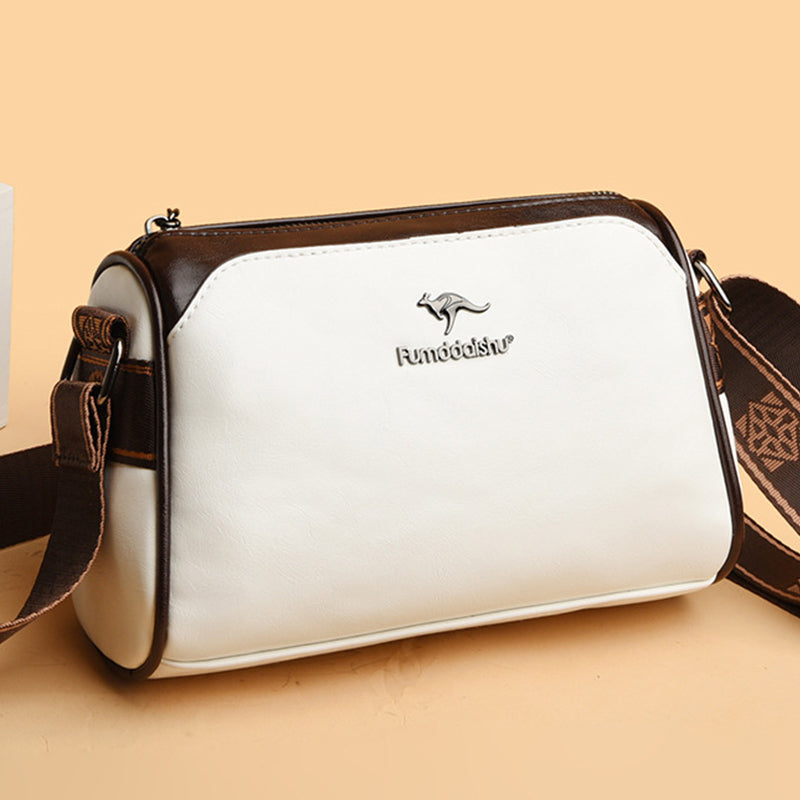 Bolso Bandolera Tejido Impermeable Horizonte Jazz Verso, Estilo Moderno y Organización Práctica