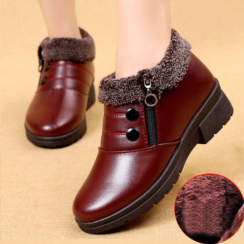 Botas Ortopédicas Cuero Suave Aura Jazz Serenidad, Confort Elegante Todo el Día