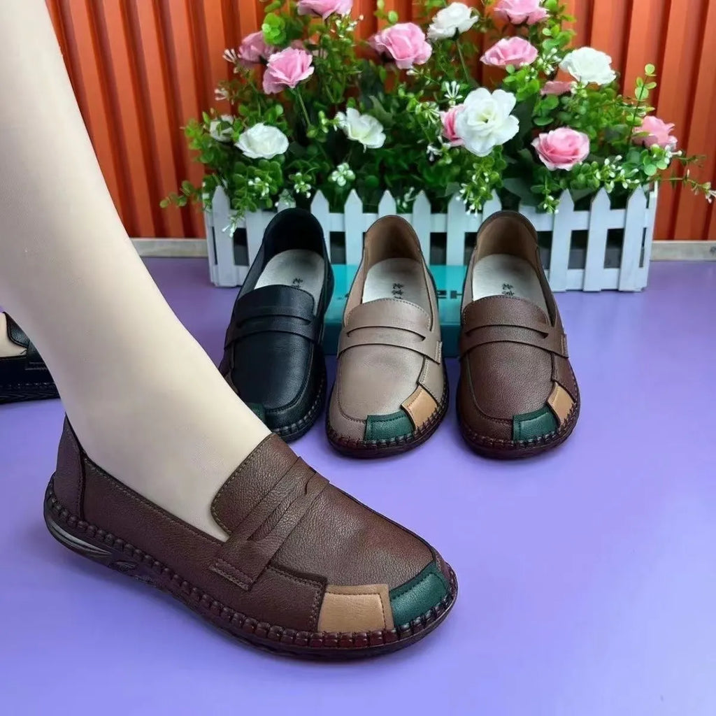 Zapato Ortopédico Cuero Suave Esencia Cielo Armonía, Comodidad Sin Dolor Todo el Día