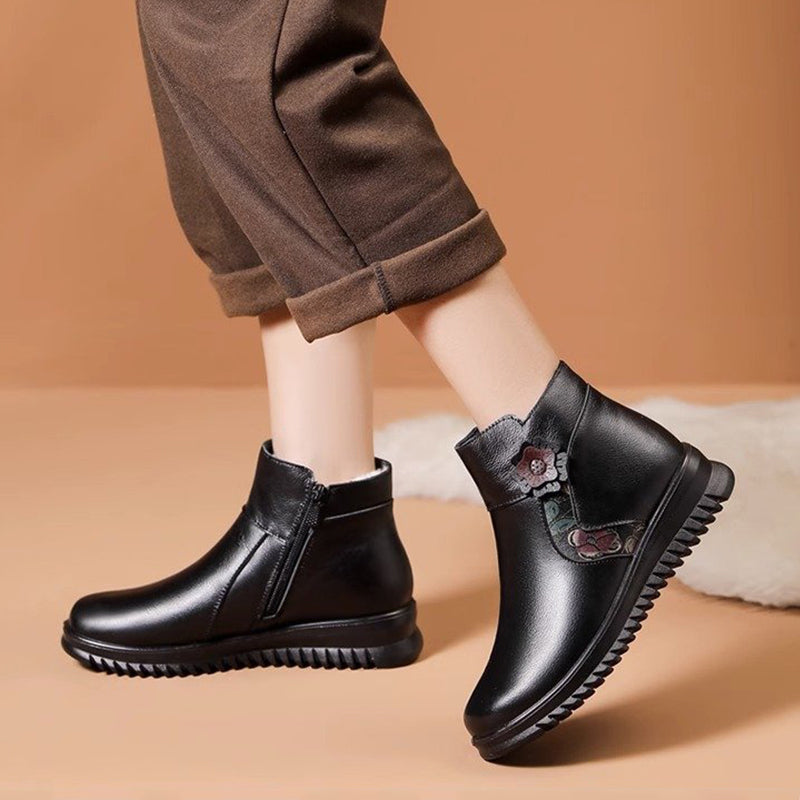 Botas de Invierno Cuero Suave Eclipse Andes Serenidad, Calidez y Comodidad Todo el Día