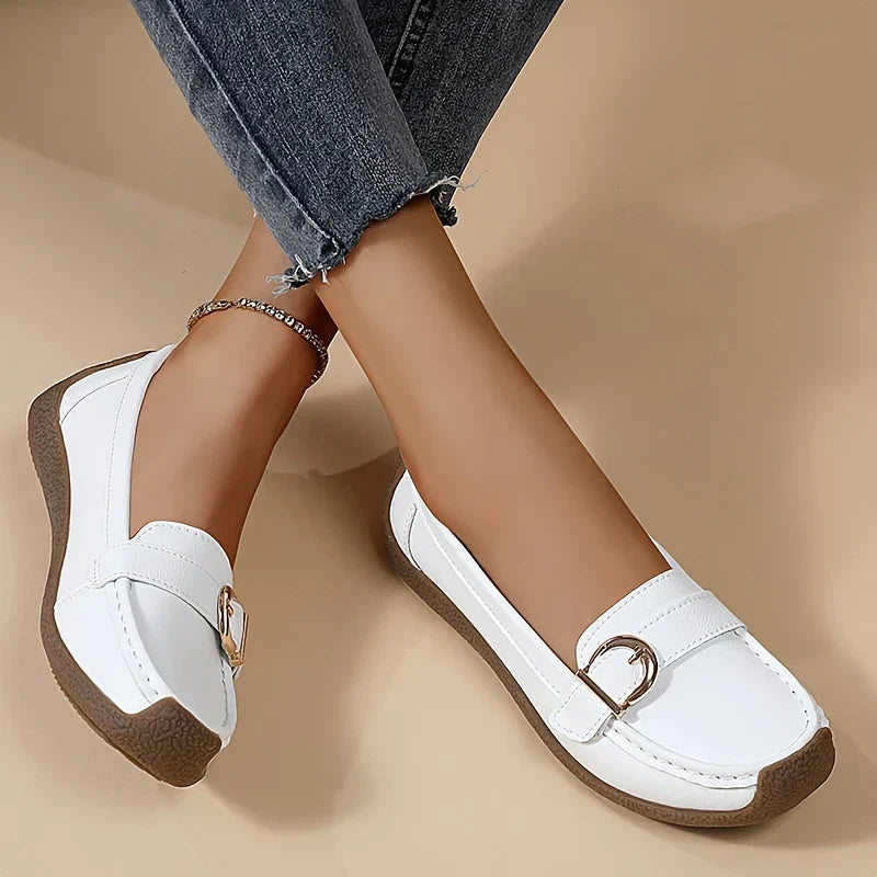 Zapato Casual Cuero Suave Esencia Horizonte Calma, Comodidad Ligera Todo el Día