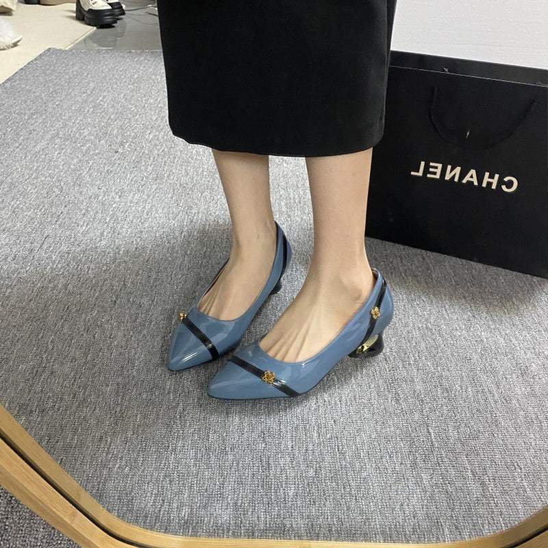 Tacones Altos Cuero Suave Prisma Serenidad Íntegro, Elegancia y Comodidad sin Dolor