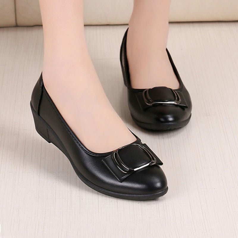 Zapato Ortopédico Cuero Suave Aurora Equilibrio Plenitud, Alivio Superior Para Pies Sensibles