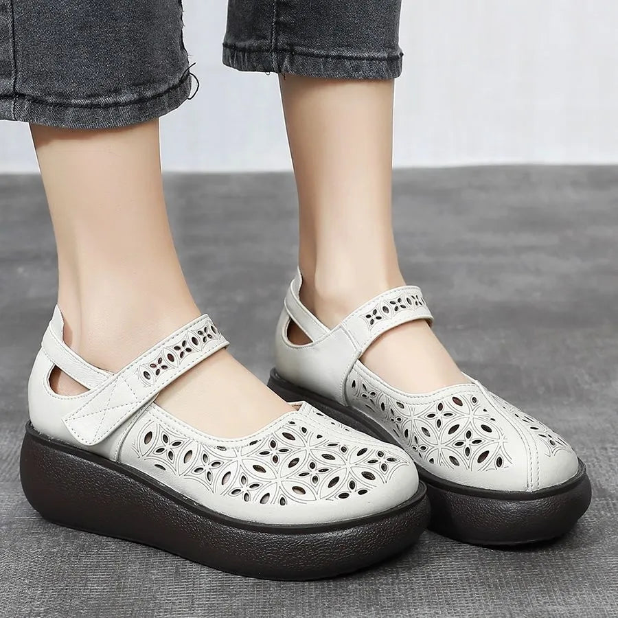 Zapato Ortopédico Cuero Suave Armonía Horizonte Estrella, Comodidad sin Dolor Todo el Día