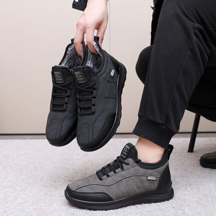 Zapato Ortopédico Cuero Suave Cumbre Armonía Invierno, Máximo Calor y Comodidad en Exteriores