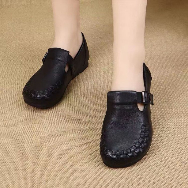 Zapatos Planos Cuero Suave Ruta Serenidad Equilibrio, Comodidad y Estabilidad Todo el Día