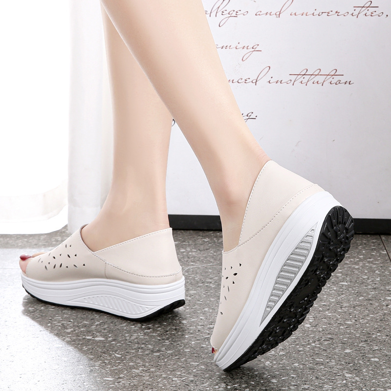 Sandalias de Tacón Cuero Suave Eco Aurora Vitalidad, Máximo Confort Antideslizante