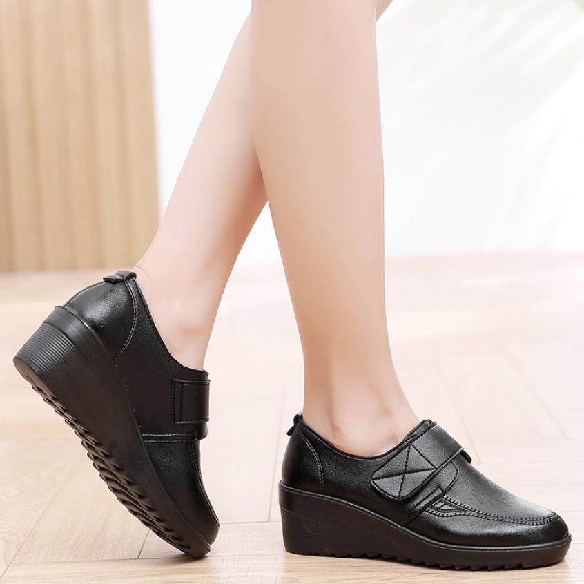 Zapato Ortopédico Cuero Suave Travesía Equilibrio Vitalidad, Alivio y Comodidad Todo el Día