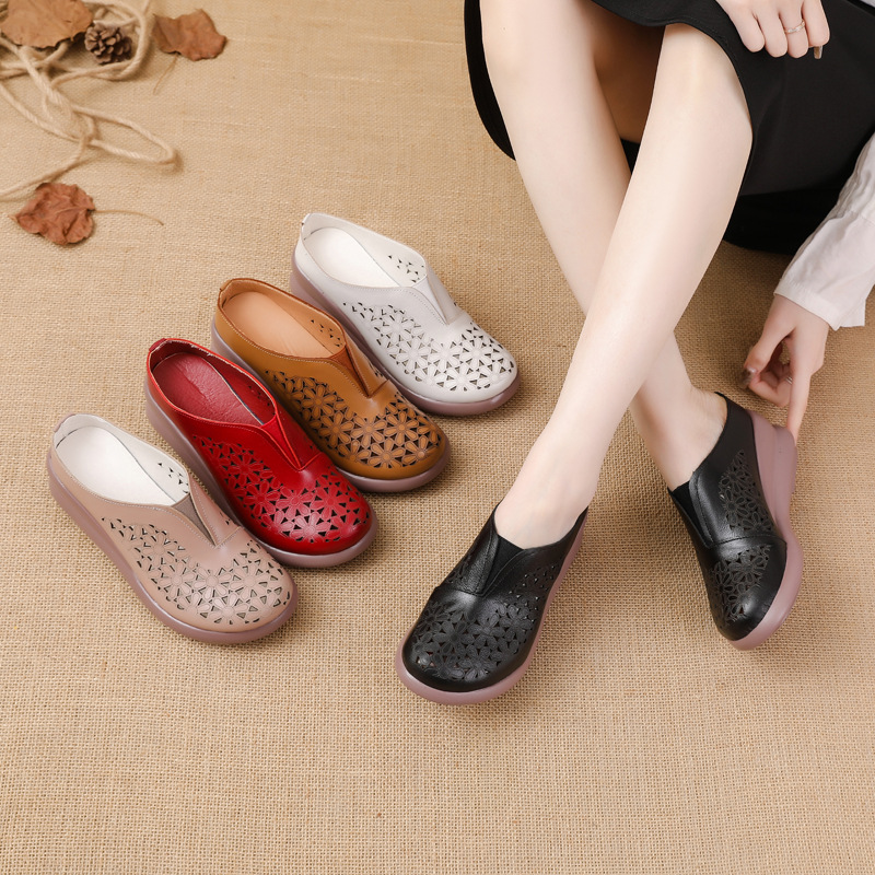 Zapato Ortopédico Cuero Suave Flor Horizonte Calma, Comodidad y Corrección Postural