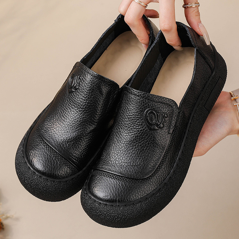 Zapato Ortopédico Cuero Suave Esencia Armonía Camino, Comodidad y Estabilidad Todo el Día