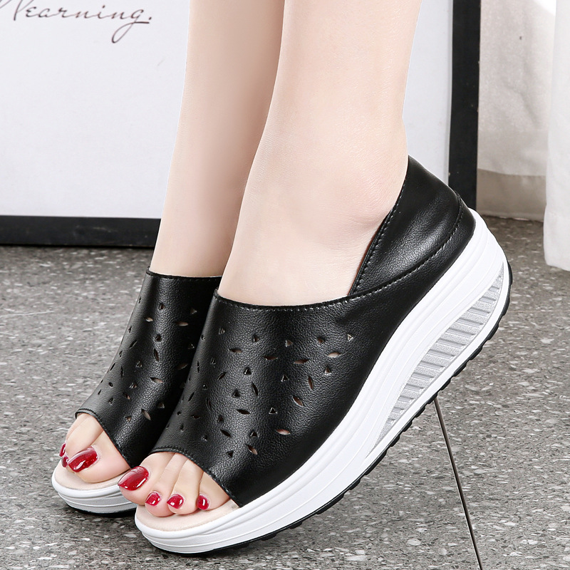 Sandalias de Tacón Cuero Suave Eco Aurora Vitalidad, Máximo Confort Antideslizante