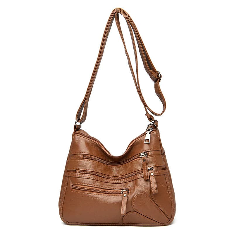 Bolso Casual Cuero Suave Prisma Bosque Serenidad, Elegancia Versátil Para Cada Día