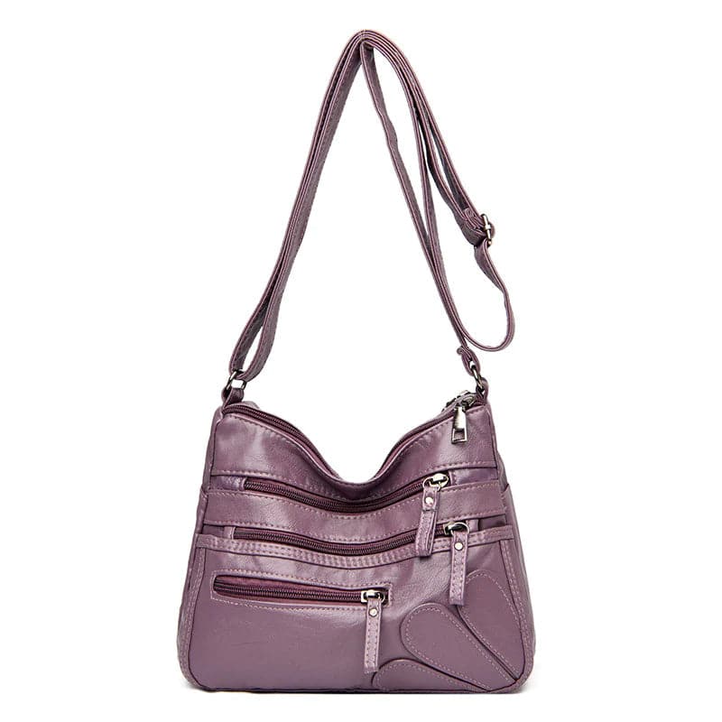 Bolso Casual Cuero Suave Prisma Bosque Serenidad, Elegancia Versátil Para Cada Día