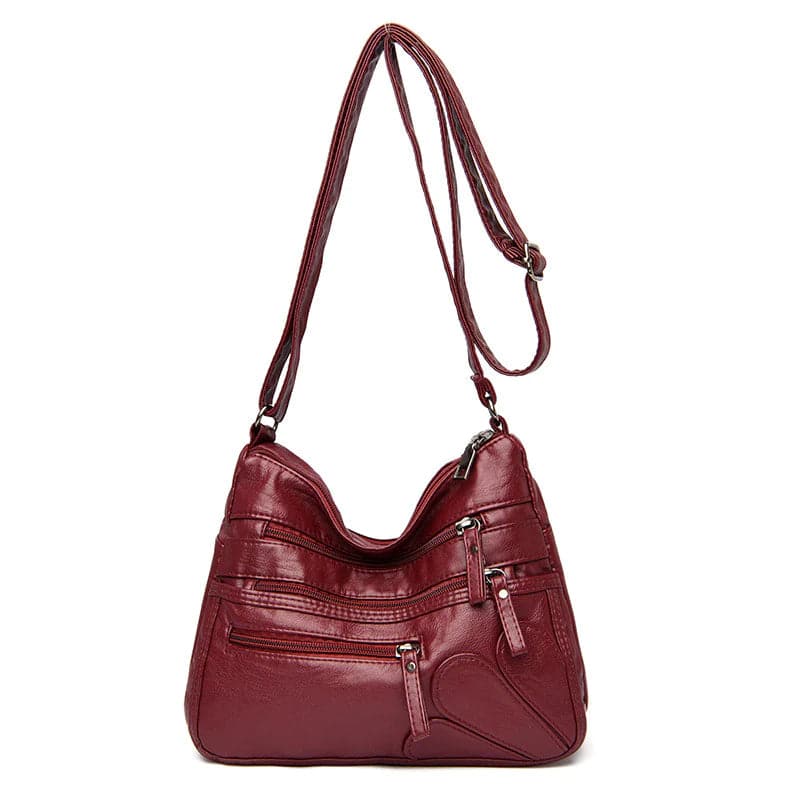 Bolso Casual Cuero Suave Prisma Bosque Serenidad, Elegancia Versátil Para Cada Día