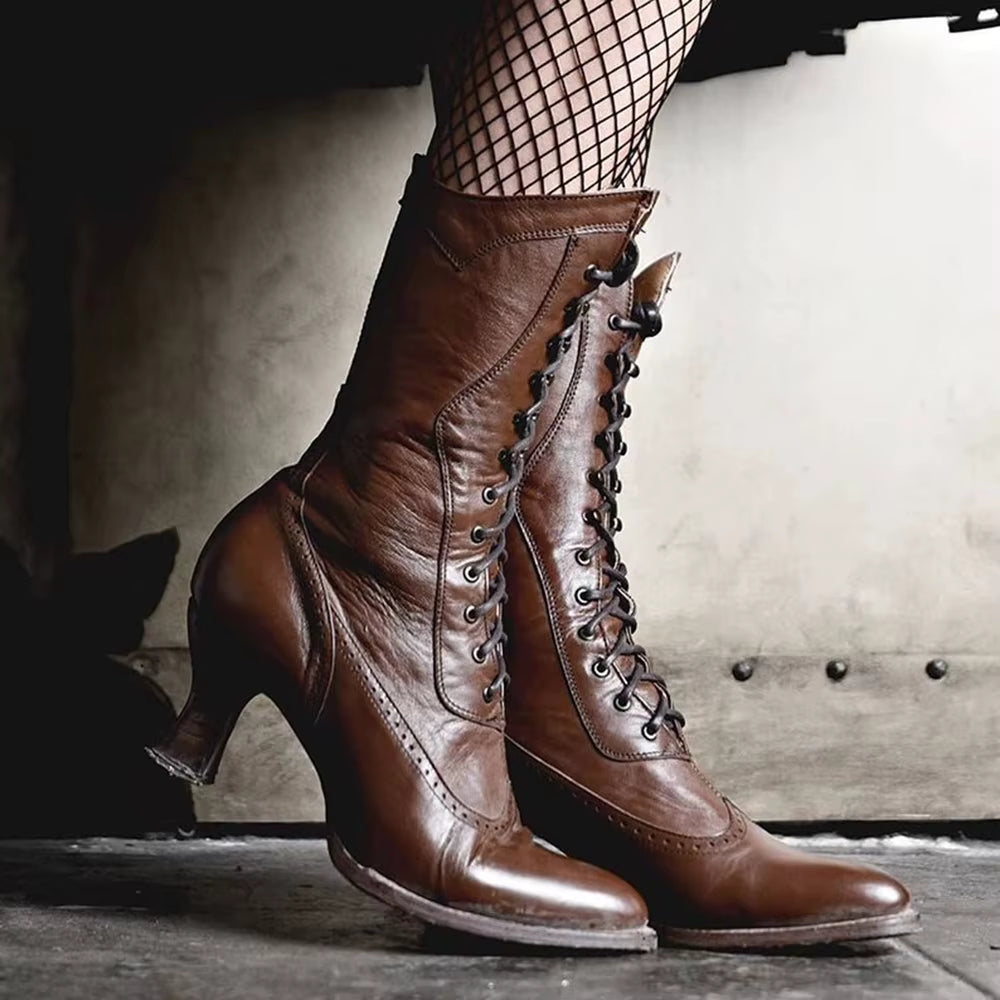 Botas Ortopédicas Cuero Impermeable Nube Camino Serenidad, Comodidad Superior y Protección Todo Clima
