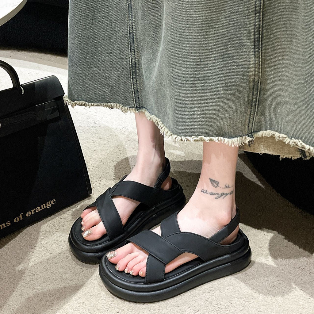 Sandalias Plataforma Ligera Aura Horizonte Vitalidad, Alivio Total del Dolor y Máximo Confort