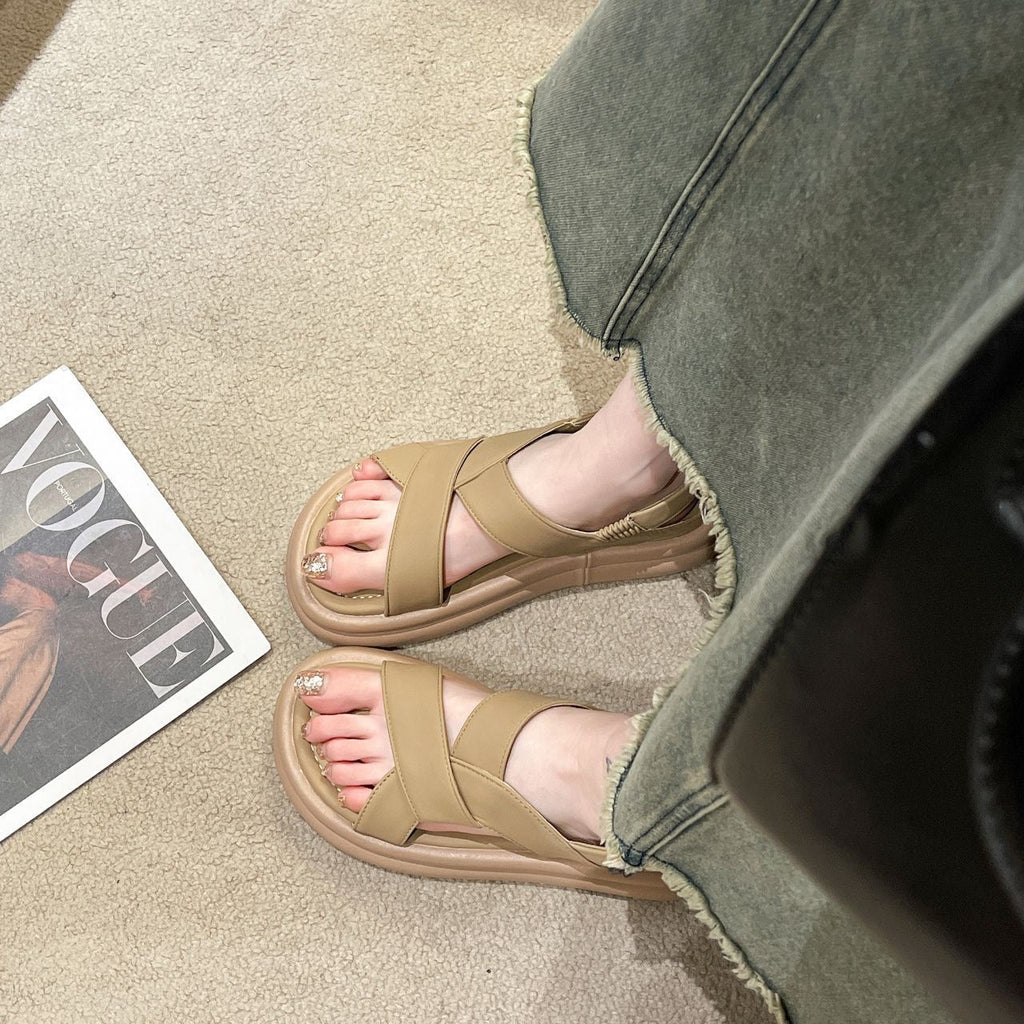 Sandalias Plataforma Ligera Aura Horizonte Vitalidad, Alivio Total del Dolor y Máximo Confort