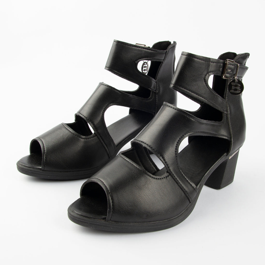 Sandalias de Tacón Suela Flexible Aura Mediterráneo Calma, Comodidad y Estilo sin Dolor