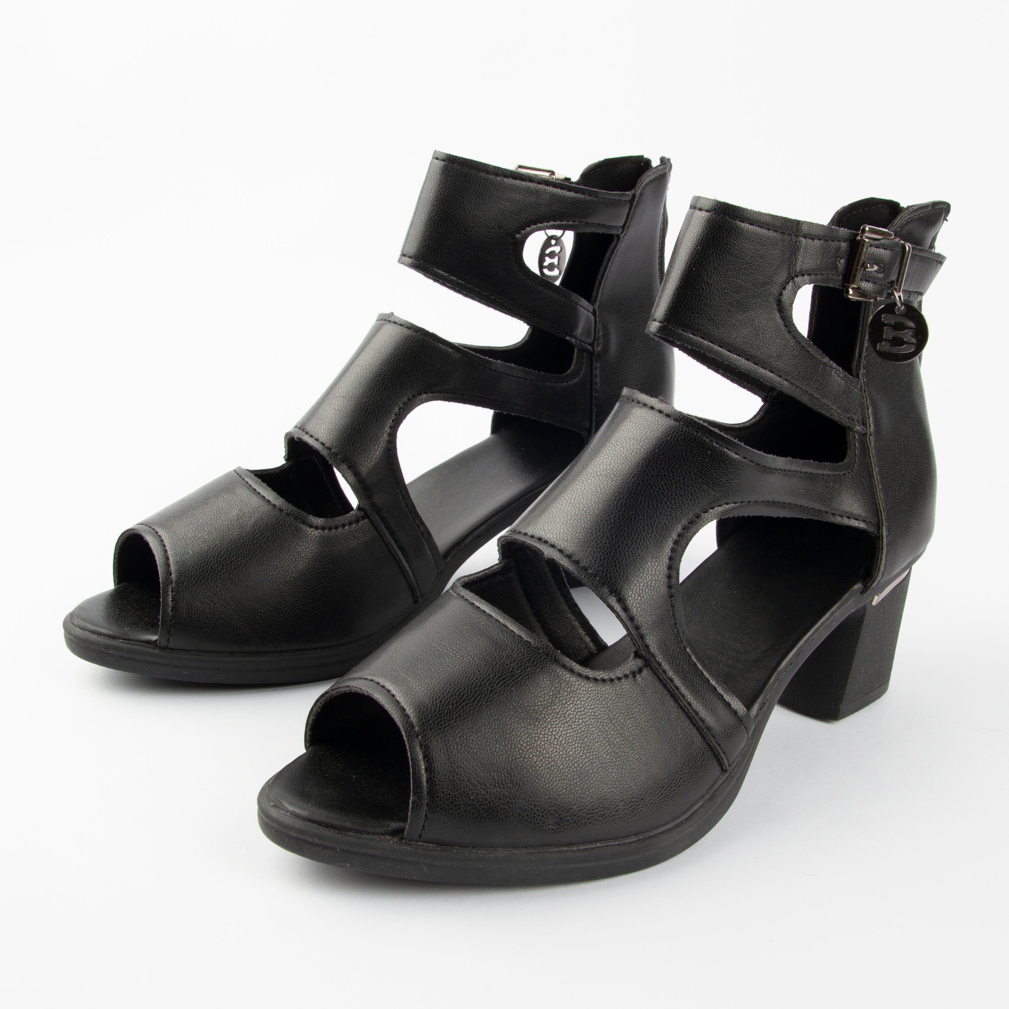 Sandalias de Tacón Suela Flexible Aura Mediterráneo Calma, Comodidad y Estilo sin Dolor