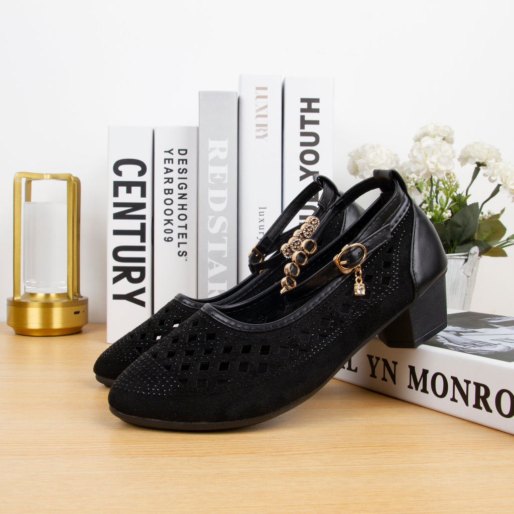 Tacones Altos Malla Transpirable Eclipse Serenidad, Elegancia con Máximo Confort y Seguridad