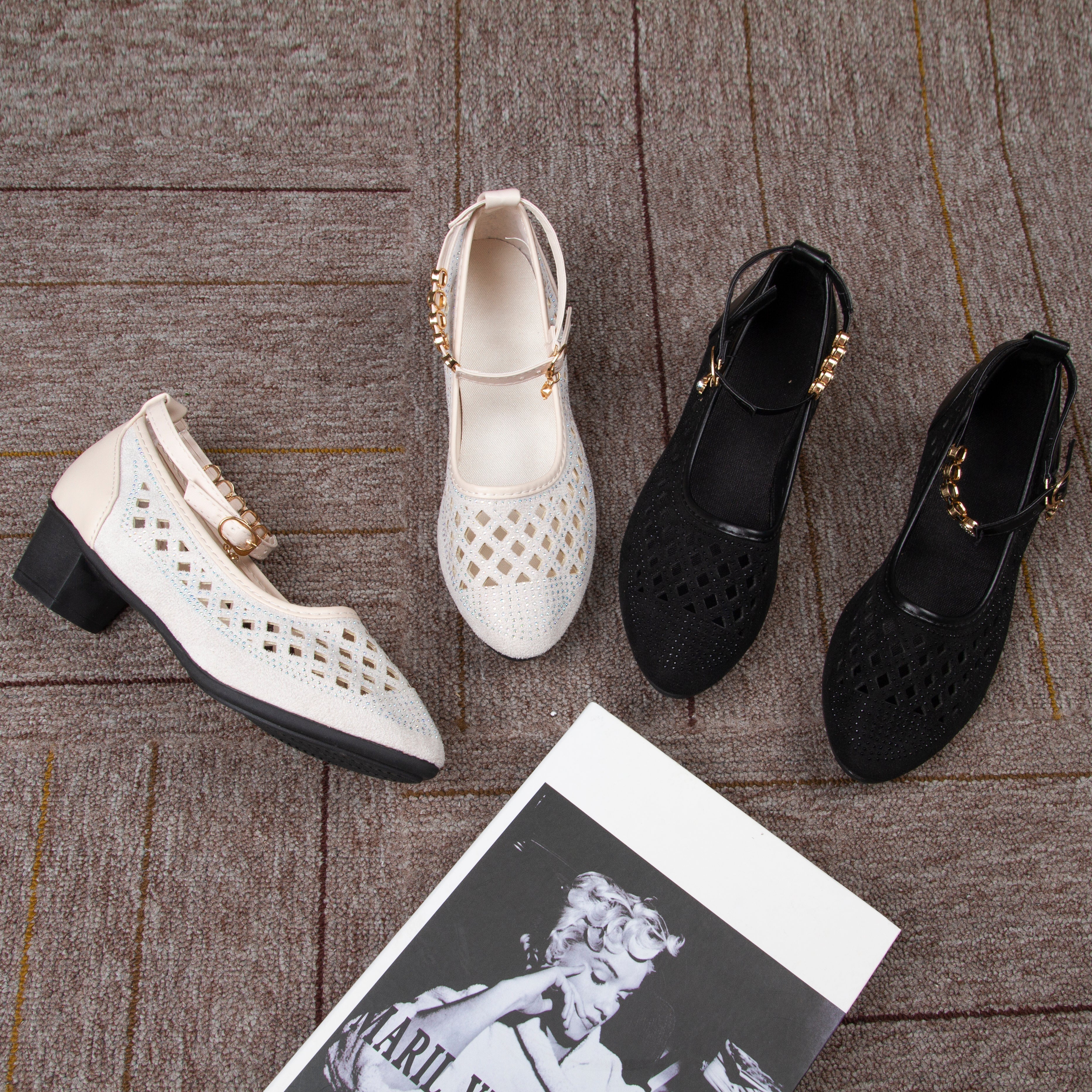 Tacones Altos Malla Transpirable Eclipse Serenidad, Elegancia con Máximo Confort y Seguridad