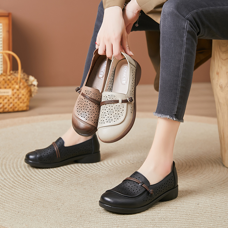 Zapato Ortopédico Cuero Transpirable Armonía Camino Serenidad, Confort Terapéutico Todo el Día
