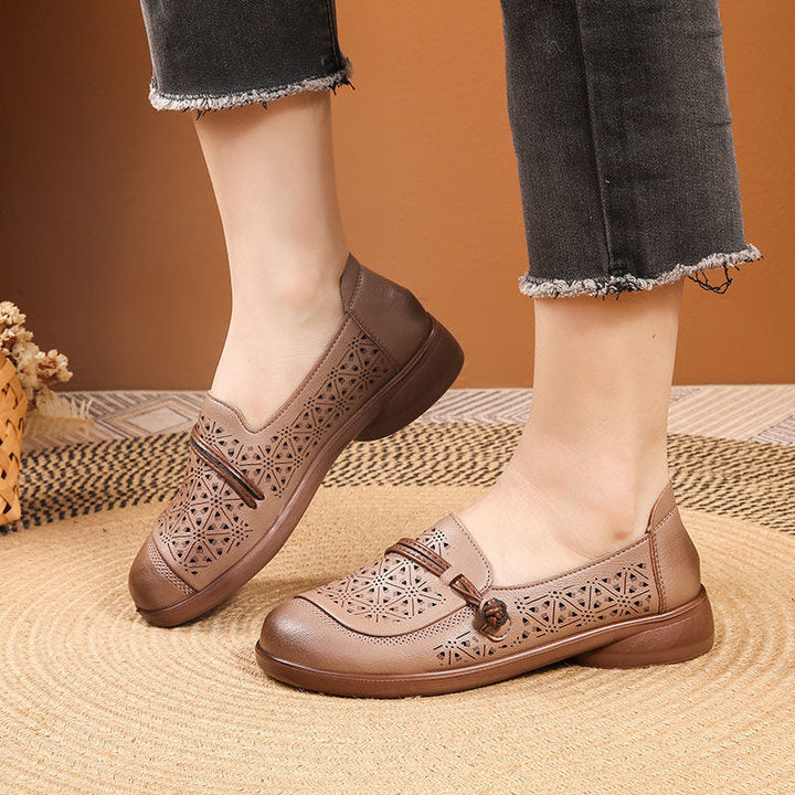 Zapato Ortopédico Cuero Transpirable Armonía Camino Serenidad, Confort Terapéutico Todo el Día