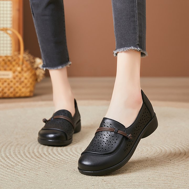 Zapato Ortopédico Cuero Transpirable Armonía Camino Serenidad, Confort Terapéutico Todo el Día