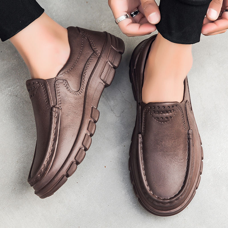 Zapato Ortopédico Cuero Texturizado Ruta Serenidad Vital, Alivio y Confort Todo el Día