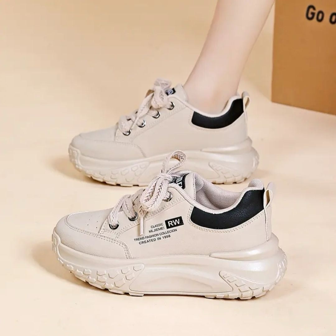 Zapatos Deportivos Plataforma Ligera Aura Jazz Horizonte, Estilo y Altura con Máxima Comodidad