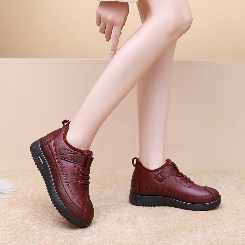 Zapatos de Invierno Terciopelo Antideslizante Cumbre Calma Horizonte, Calidez y Seguridad en Cada Paso