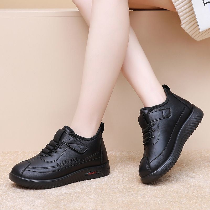 Zapatos de Invierno Terciopelo Antideslizante Cumbre Calma Horizonte, Calidez y Seguridad en Cada Paso