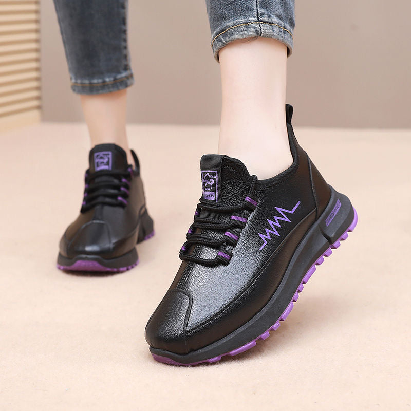 Zapato Ortopédico Cuero Impermeable Aura Camino Serenidad, Alivio Instantáneo y Postura Saludable