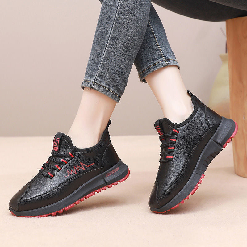 Zapato Ortopédico Cuero Impermeable Aura Camino Serenidad, Alivio Instantáneo y Postura Saludable