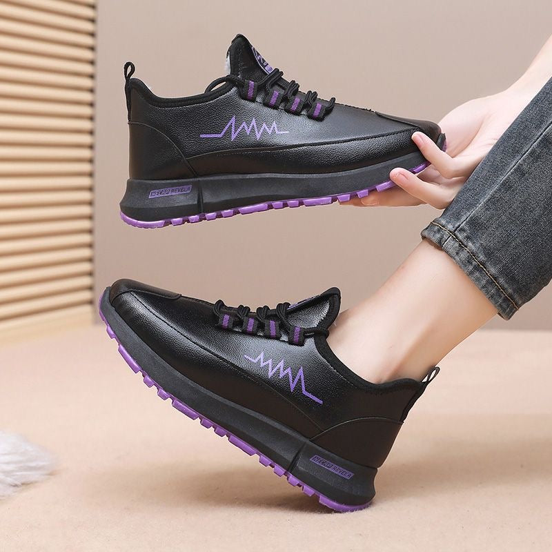 Zapato Ortopédico Cuero Impermeable Aura Camino Serenidad, Alivio Instantáneo y Postura Saludable