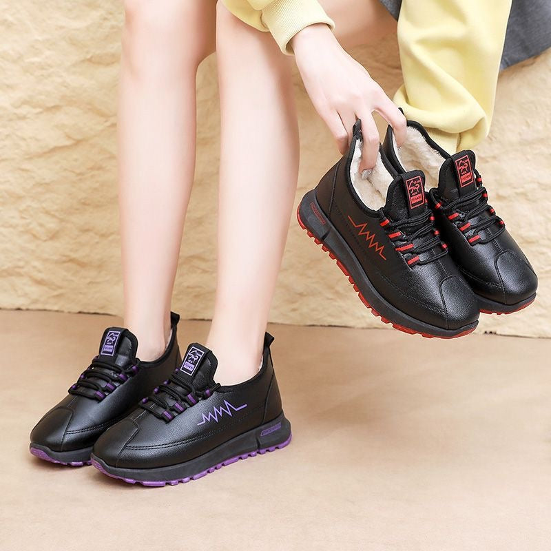 Zapato Ortopédico Cuero Impermeable Aura Camino Serenidad, Alivio Instantáneo y Postura Saludable