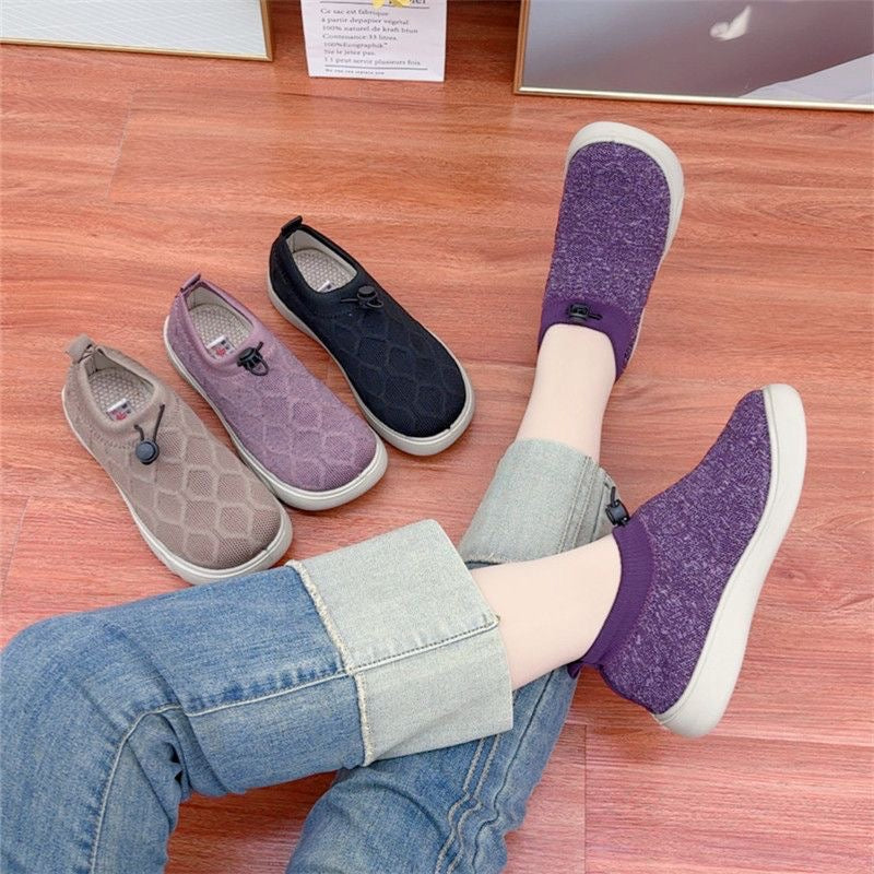 Zapato Casual Tejido Transpirable Esencia Jazz Serenidad, Alivio Inmediato y Postura Saludable