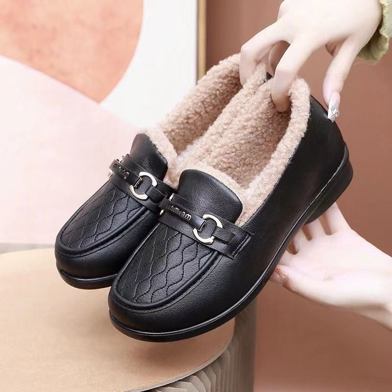 Zapato Ortopédico Cuero Suave Viento Sereno Aurora, Calidez y Comodidad Duradera