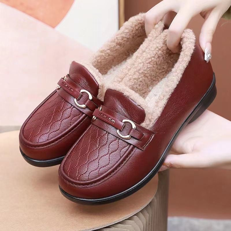 Zapato Ortopédico Cuero Suave Viento Sereno Aurora, Calidez y Comodidad Duradera