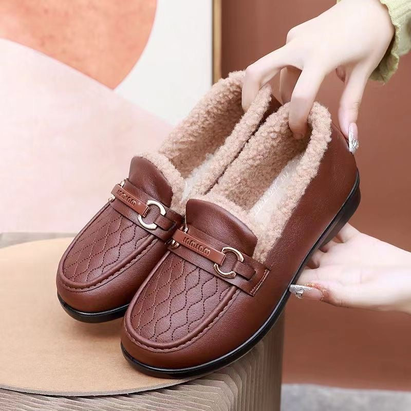 Zapato Ortopédico Cuero Suave Viento Sereno Aurora, Calidez y Comodidad Duradera