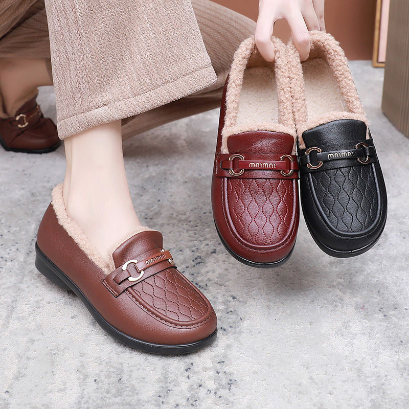 Zapato Ortopédico Cuero Suave Viento Sereno Aurora, Calidez y Comodidad Duradera