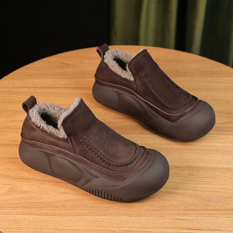 Zapatos Planos Cuero Suave Armonía Cumbre Serenidad, Comodidad y Soporte Superior Todo el Día