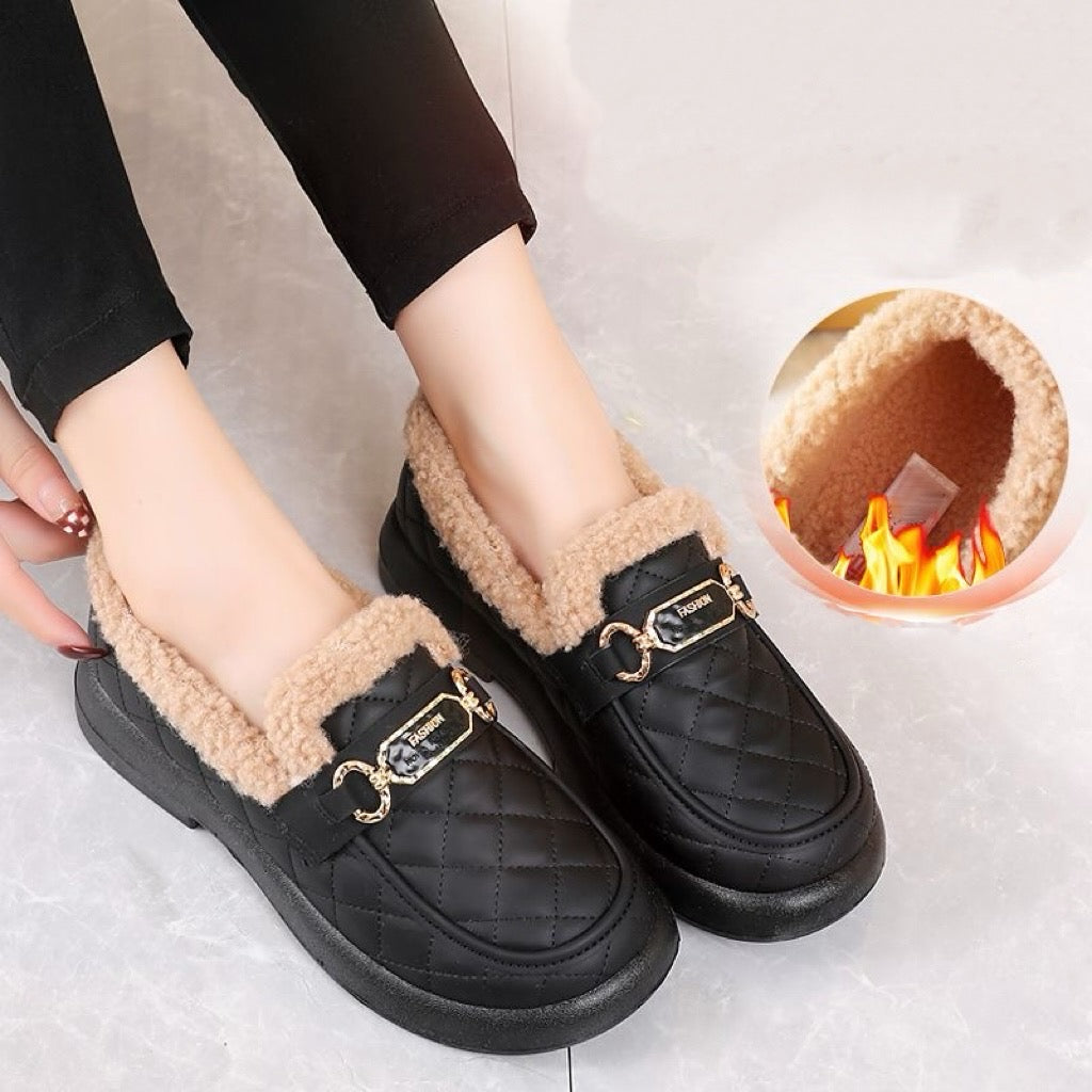 Zapato Casual Cuero Suave Calma Bosque Serenidad, Abrigo y Comodidad Todo el Día